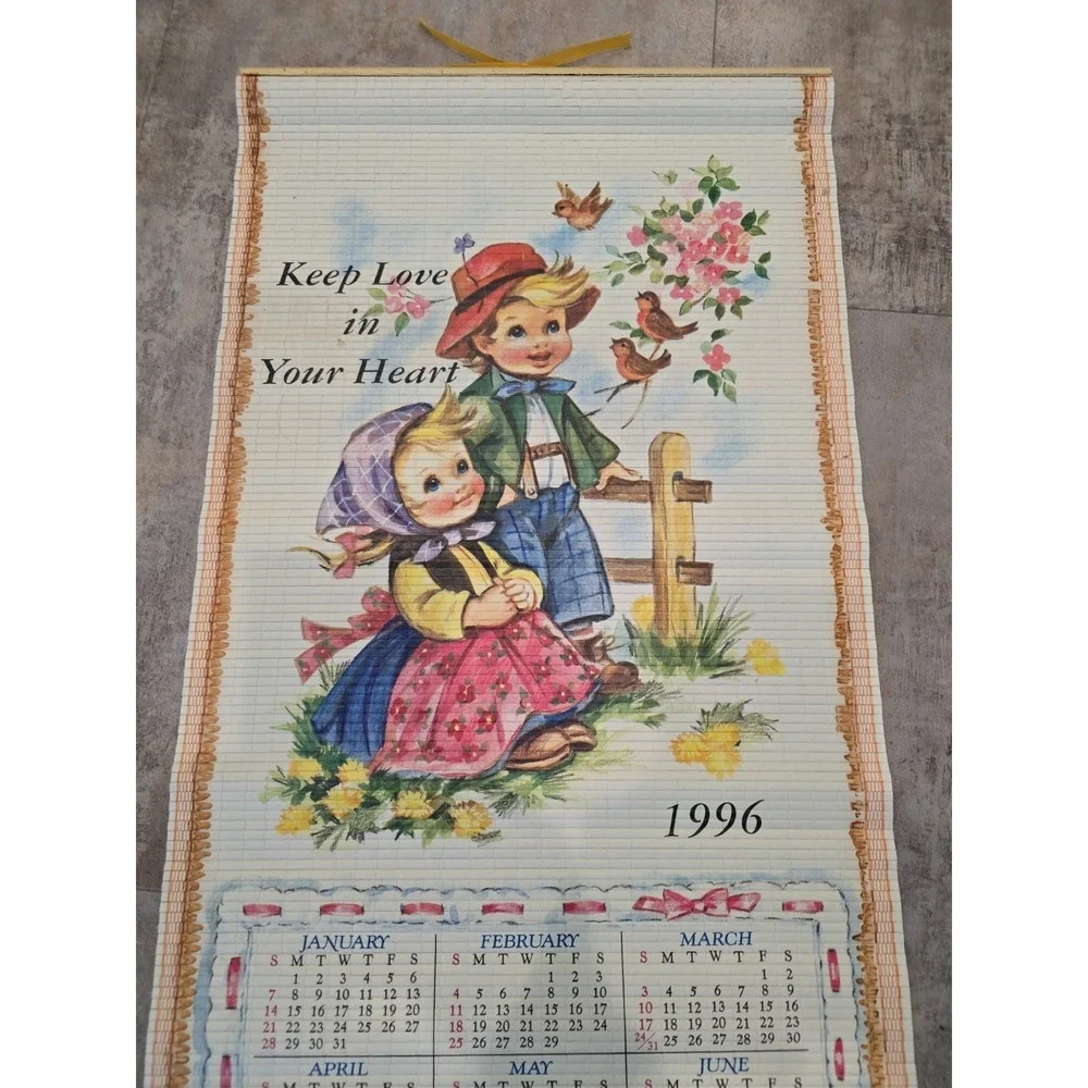 Vintage Scroll Calendar 1995/96 Bears 